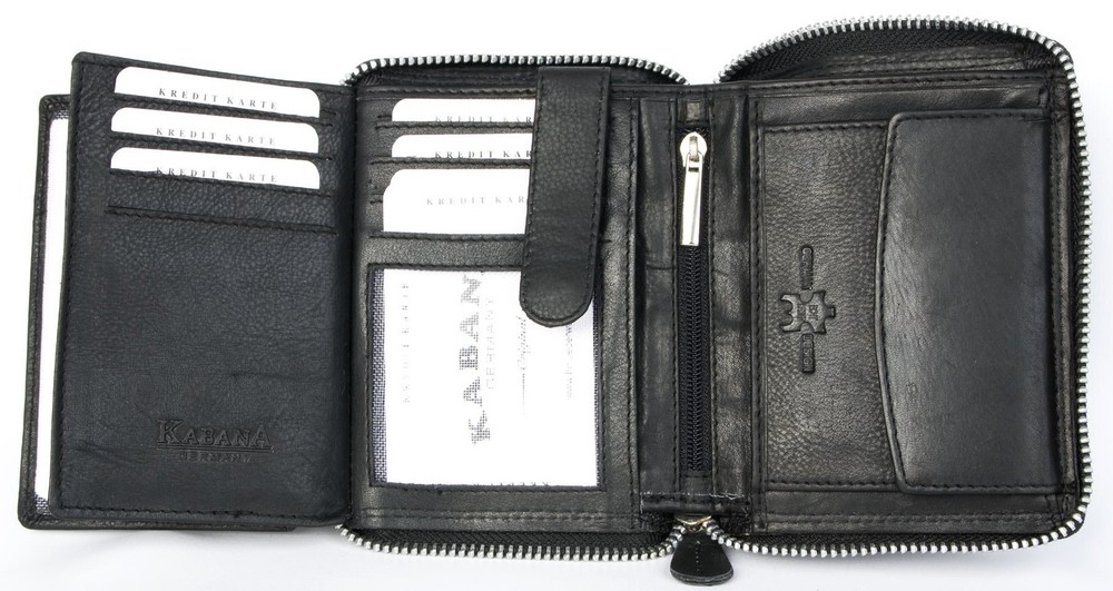 Men's Tri Fold, Black, One Size