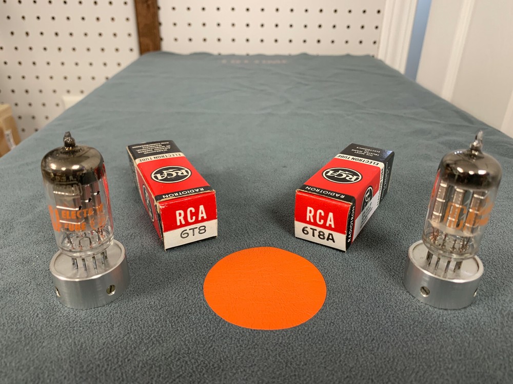 2x RCA 6T8 Matched Pair - Amplitrex Tested