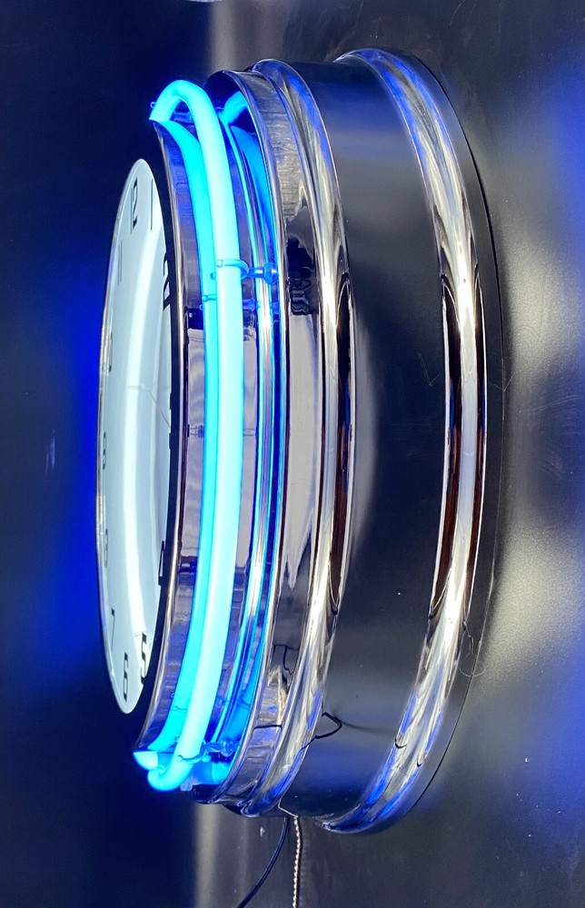 18" Dads STUDEBAKER Garage Sign Double Neon Clock