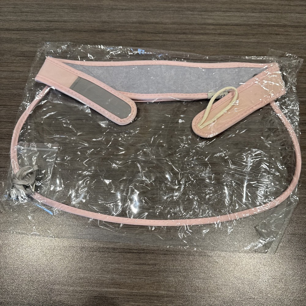 Face Visor / Face Shield Protetive Adjustable Face Shield Clear With Pink Trim
