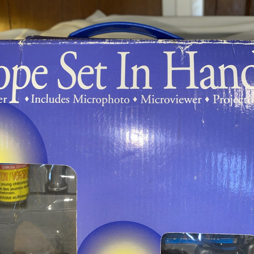 Science tech deluxe microscope 78 Pc Set Inbox Never Opened