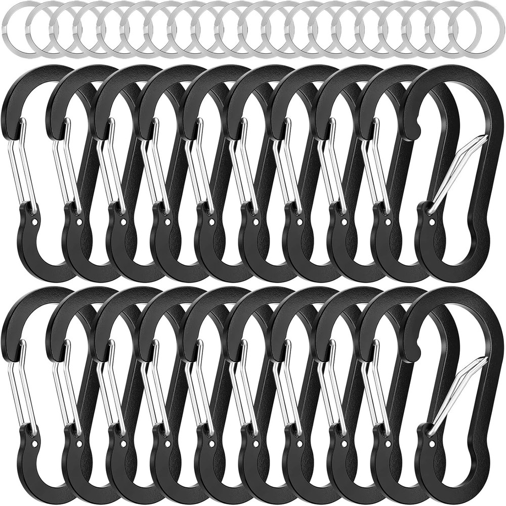 Small Carabiner Clips Spring Snap Hooks