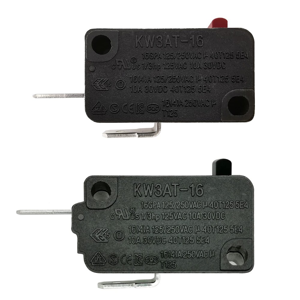 Microwave Oven Door Switch Replacement - 16A Compatible with Multiple Models