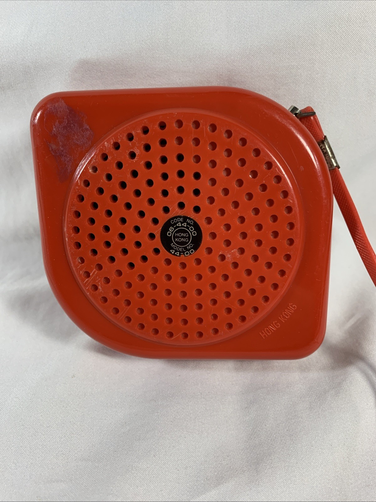Vintage Kmart Red AM Transistor Radio Wrist Strap **Not Tested**