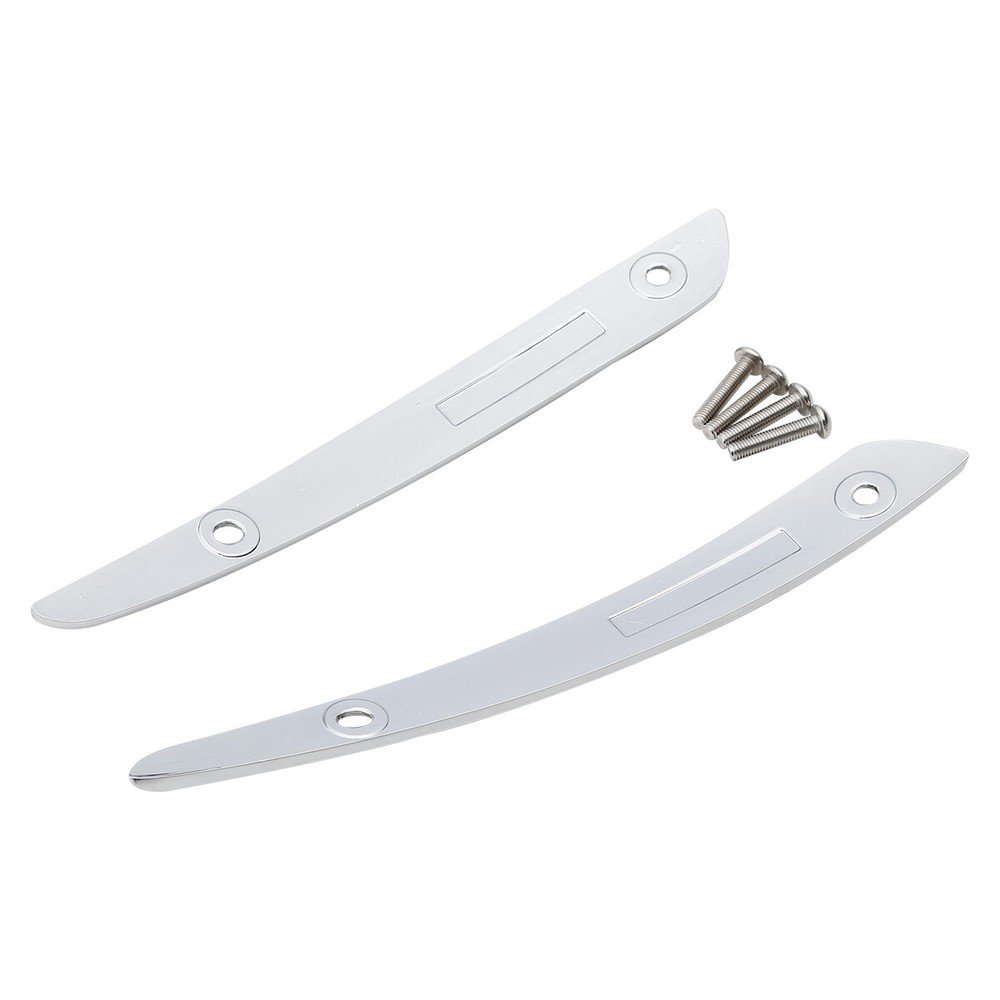 Chrome Split Windscreen Windshield Side Trim Fit For Harley Road Glide 2015-2022