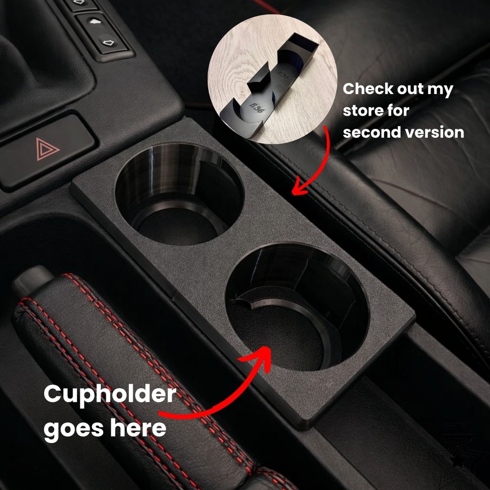 BMW 3 Series E36 Cup holder insert