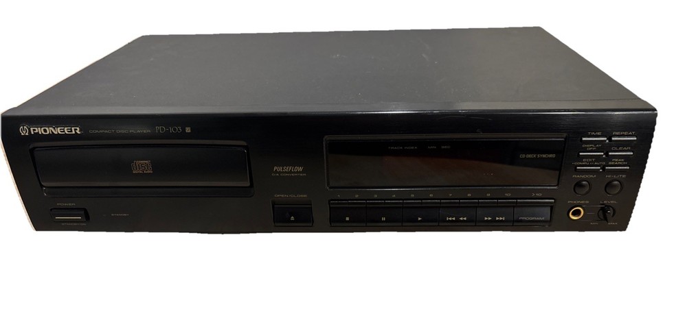 Pioneer CD Player PD-103 Tested No Remote