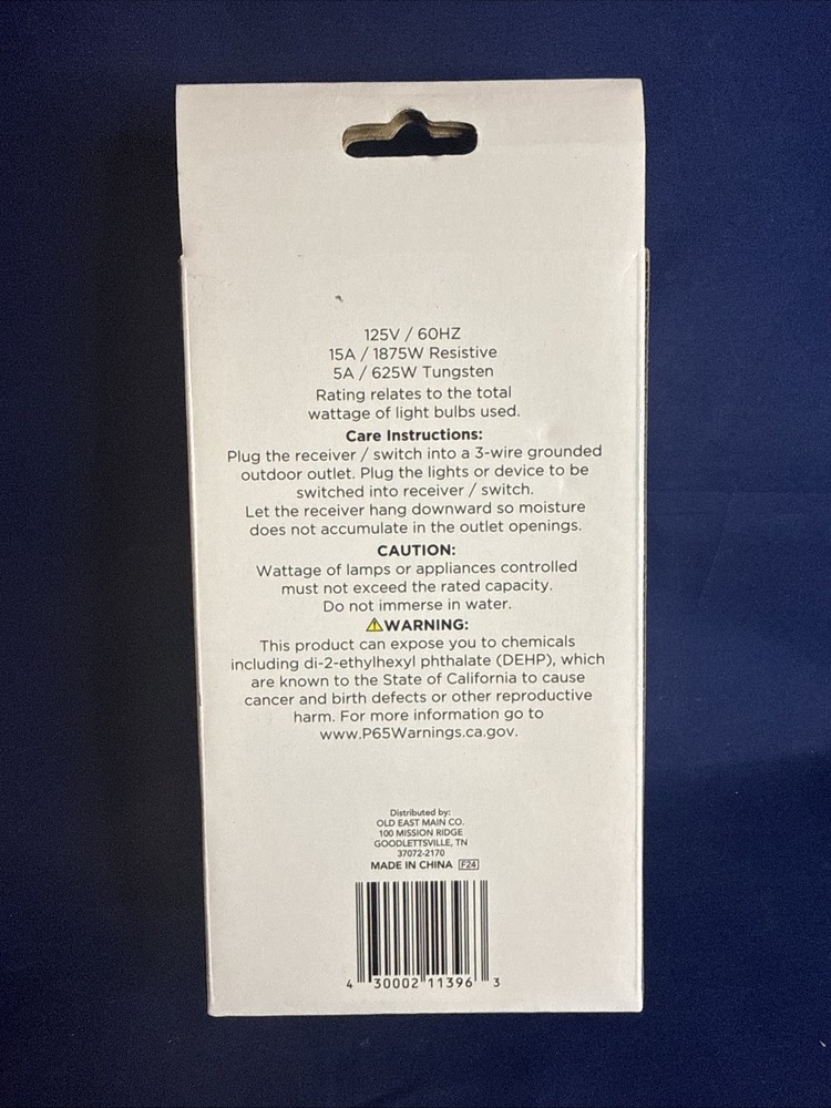 Pro Essentials ~ Wireless Remote Timer~Ideal For Landscape Security Holiday