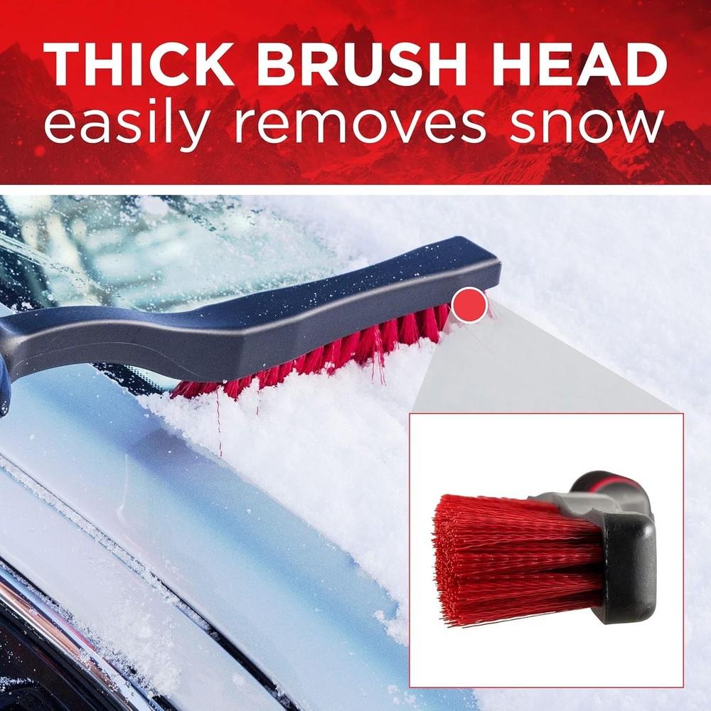 Cool-Force 26” Snowbrush & Ice Scraper Set - 2 Pack for Effective Winter Prep