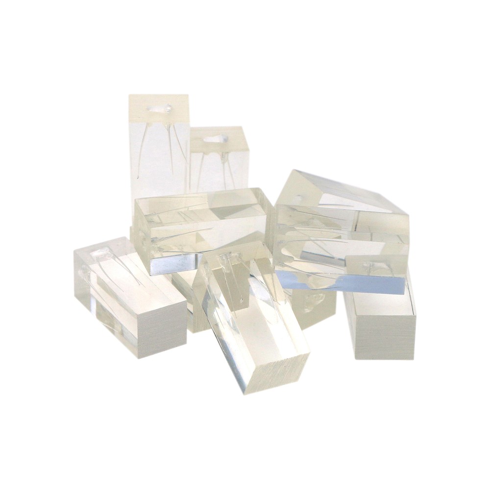 10Pcs Dental Endodontic Study Practice Operation Tooth Model Clear Root Canals