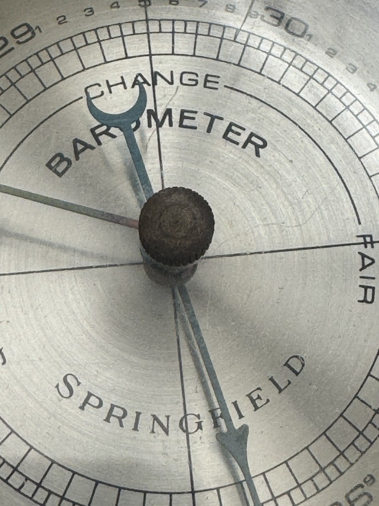 Vintage Wooden Barometer ,,Hackensak-NJ"