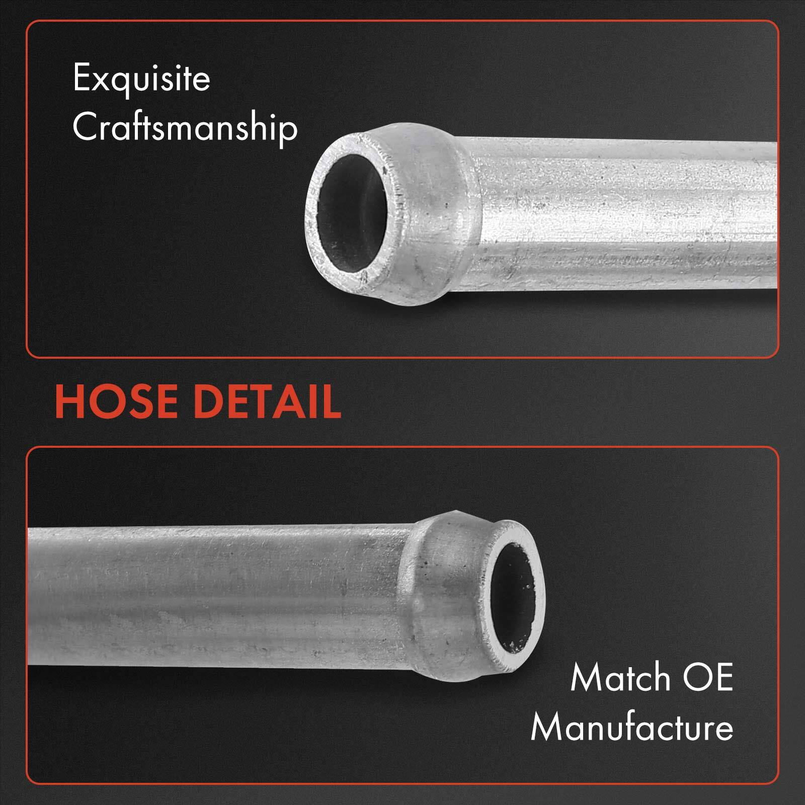 5x Power Steering Pressure & Return Line Hose for Honda Accord 98-02 2.3L Auto