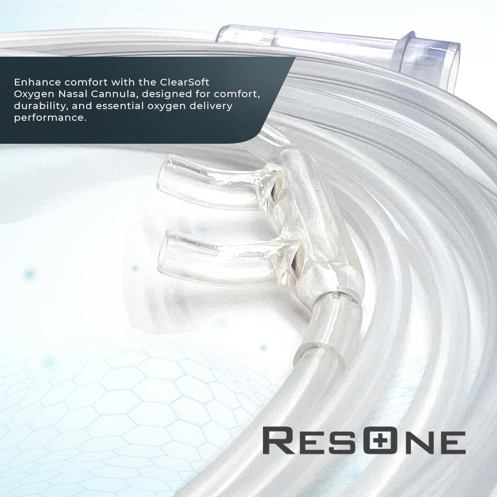 5-Pack Soft Curved 7Ft Nasal Cannula - Standard Flow Oxygen Therapy Solution