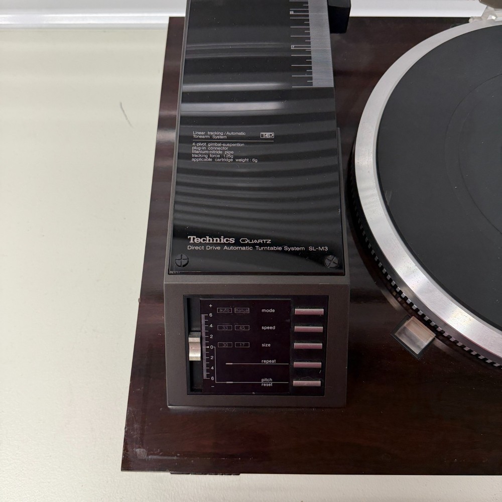 Technics SL-M3 Quartz Direct Drive Automatic Turntable Record Player - Tested