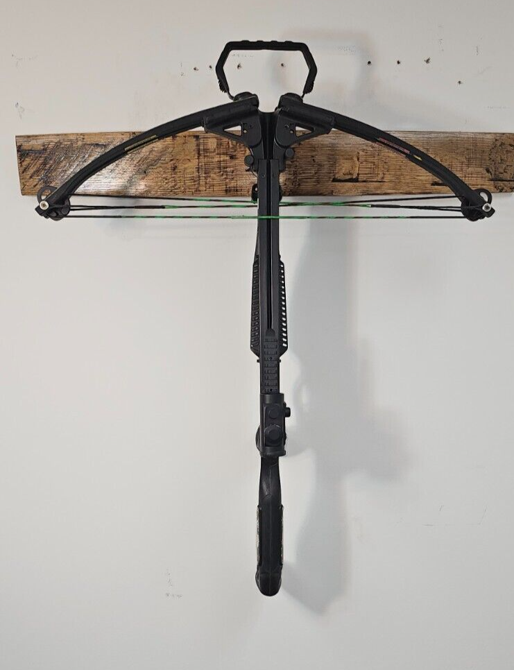 Horizontal Crossbow/ Bow Wall Mount Whiskey Stave