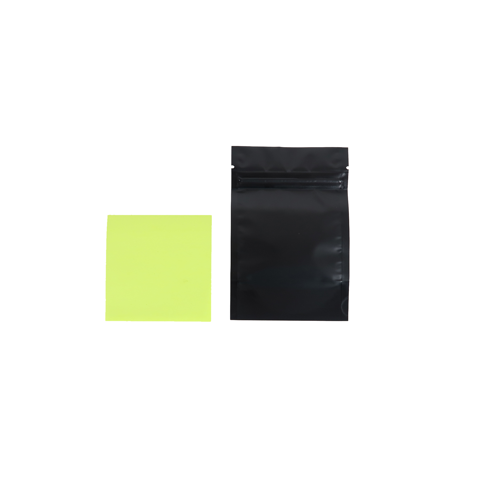 Double-Sided Black Stand Up Mylar QuickQlick™ Resealable Bags Multiple QTY Sizes