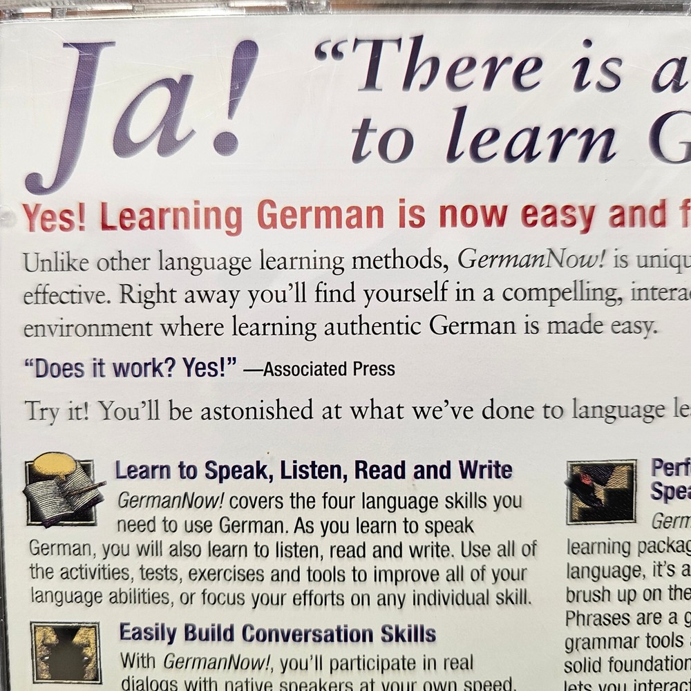 Learn German Now! Version 8 Master program Transparent Language SEALED! win mac