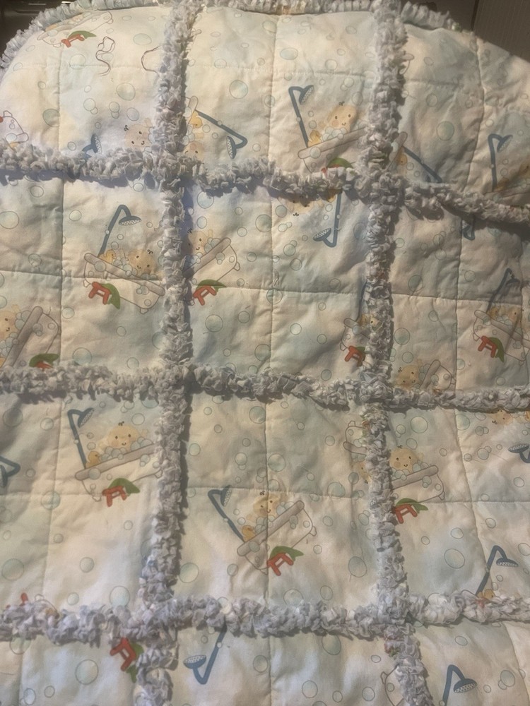 Bath Time Rag Quilt