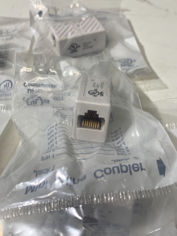 5 UL Listed Ethernet Mini Inline Coupler CAT.5e 1R72 E157358