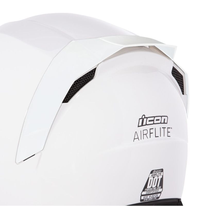 Icon Airflite Motorcycle Riding Racing Helmet Rear Spoiler - Pick Color