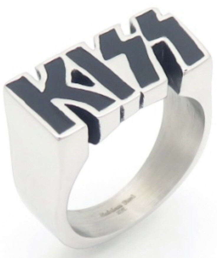KISS Logo Ring Stainless Steel