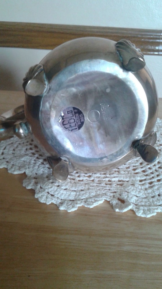 Vintage Electroplated Nickel Silver Footed Pitcher