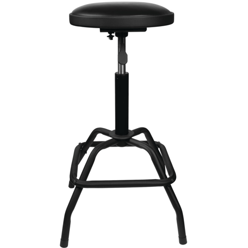 Comfortable Adjustable Performance Tool Pneumatic Swivel Shop Garage Stool Black