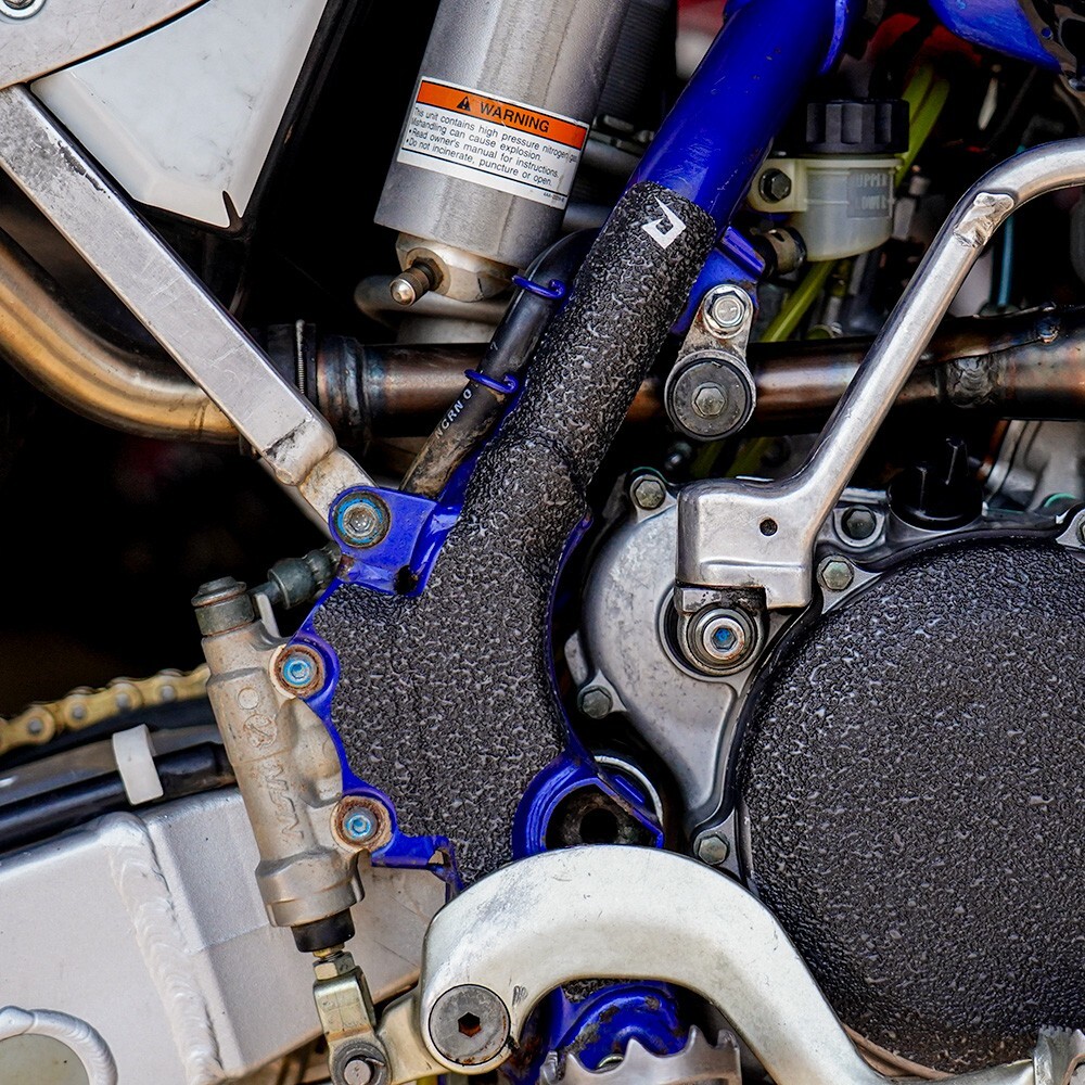 Black Frame Guards 1997-2001 Yamaha YZ250 Grip Tape Protectors YZ 250