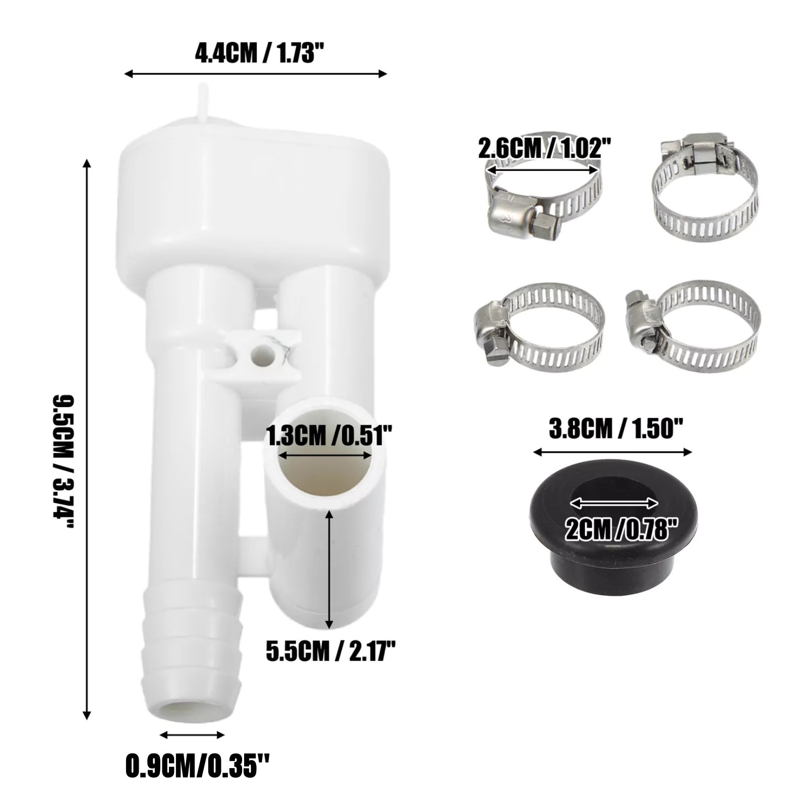 131 Vacuum Breaker Kit for Dometic RV Toilet Replacement Part 385316906