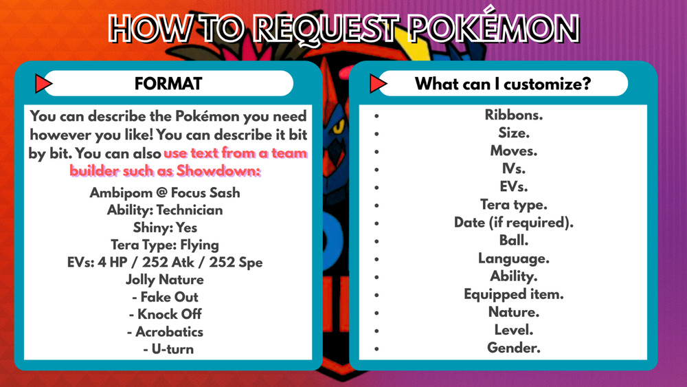 ANY CUSTOM SHINY POKÉMON FOR S/V