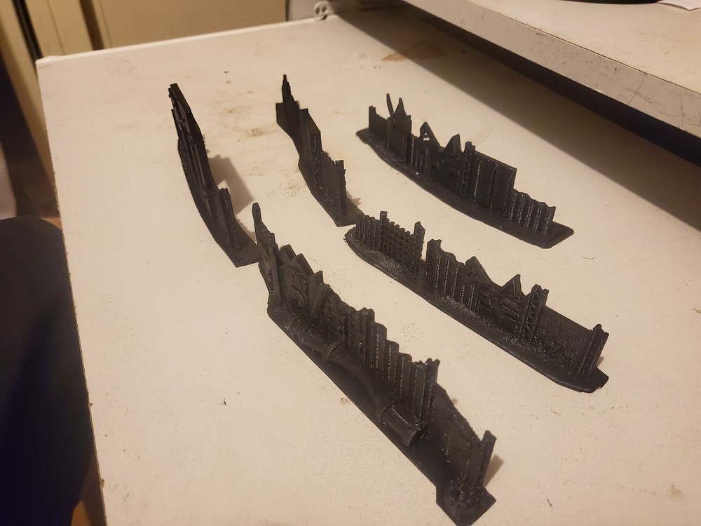 Wargaming scatter terrain scrap defense