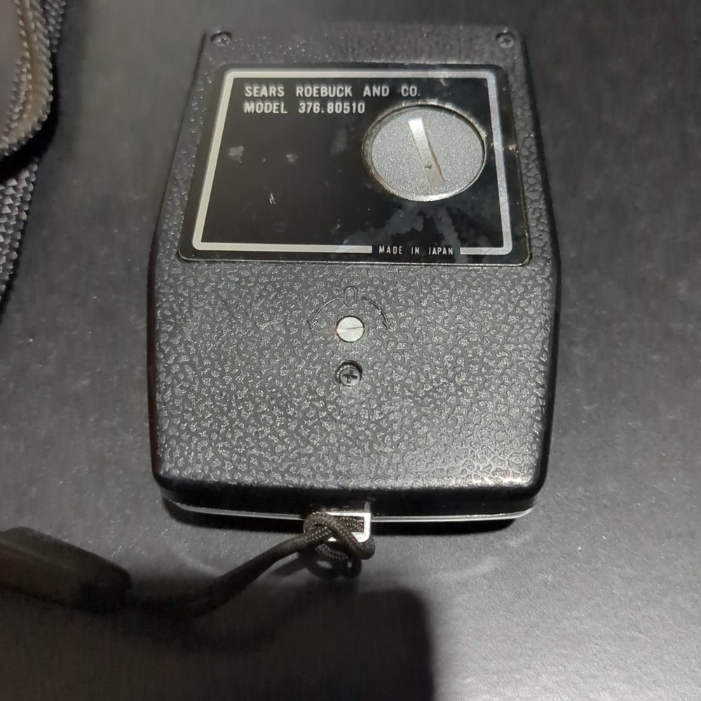 Sears CdS Dual Meter Model 376 Lightmeter Incident/Reflected. Tested Working