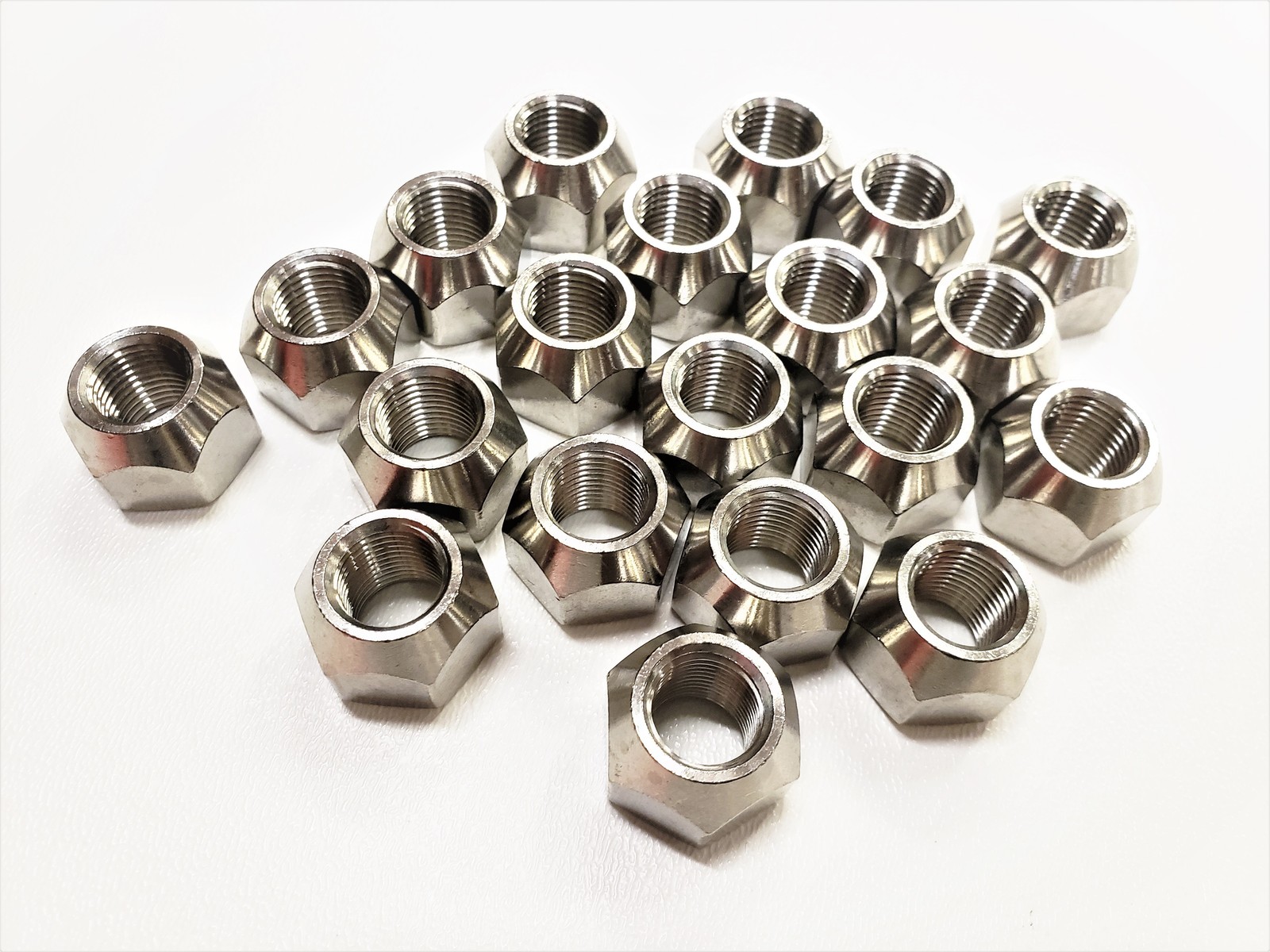 20-Pack 1/2" Open 304 Stainless Steel Lug Nuts For Trailer Wheels 1/2-20 Thread
