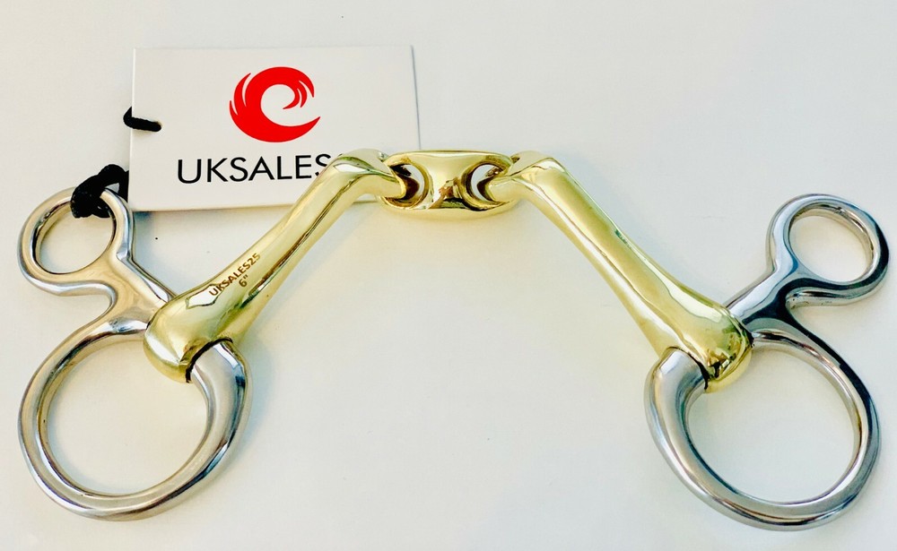 Hanging Cheek Snaffle Bit Verbindend Angled (UKSALES25®) *SAME DAY DISPATCH*