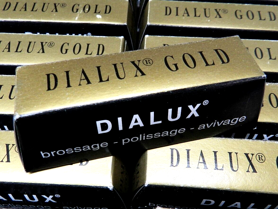DIALUX GOLD Polishing Compound Jewelry Rouge Super-Finish Highest Gloss - 1 Bar