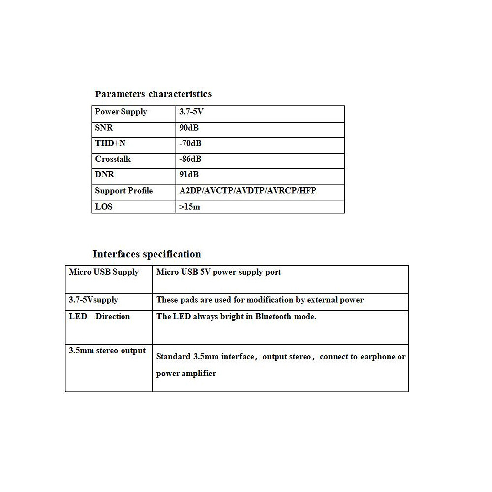 VHM-314 Bluetooth 5.0 Audio Receiver Module MP3 Lossless Decoder Board