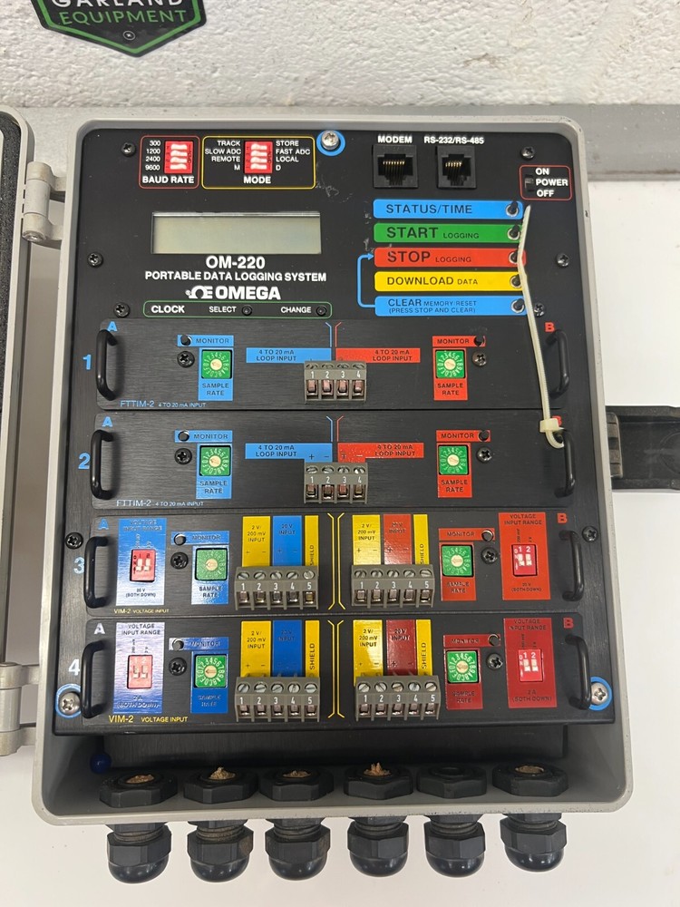Omega OM-200 Portable Data Logging System