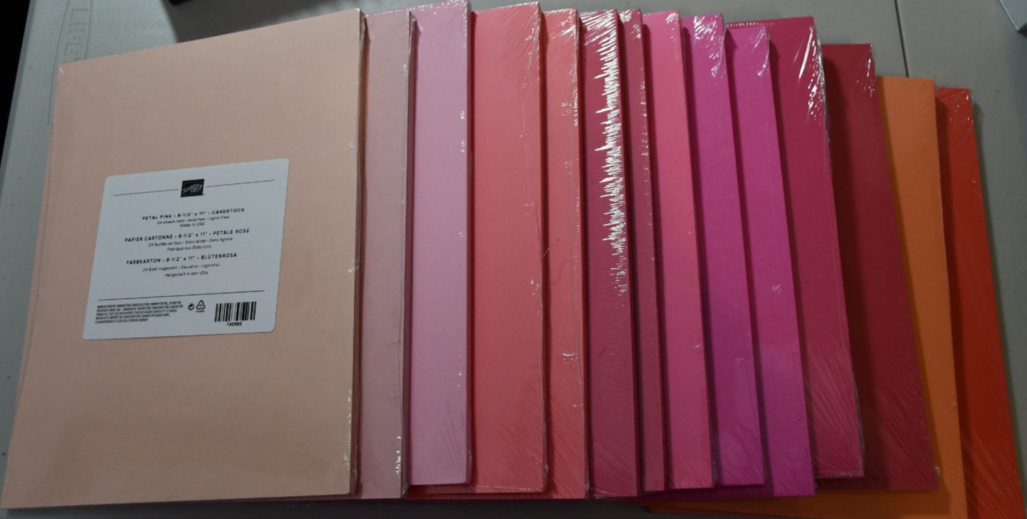 Stampin' UP! 8 ½ x 11 Cardstock – Most Retired – NIP – Many Colors – You pick 1