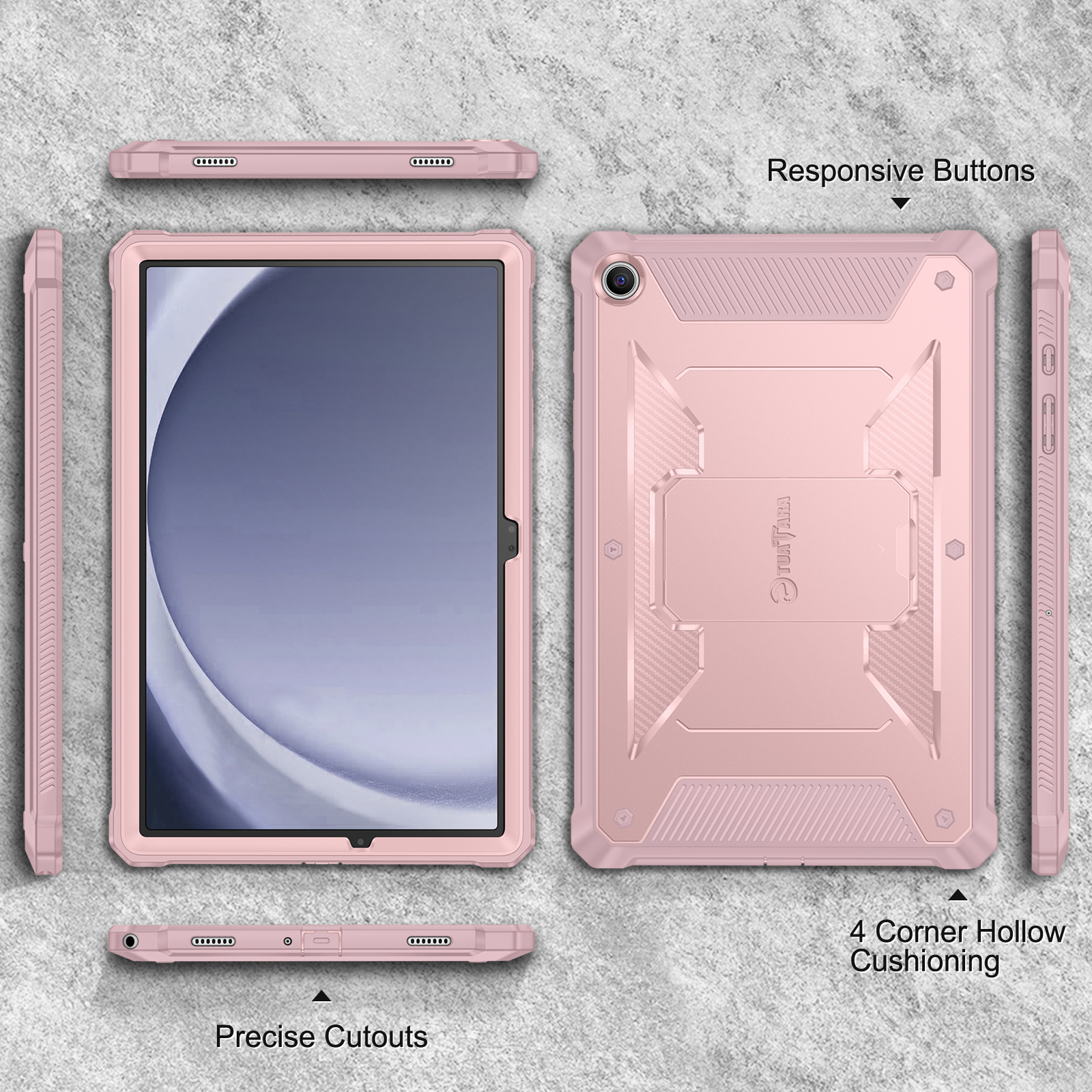 Shockproof Case for Samsung Galaxy Tab A9 Plus 11" (2023) Rugged Kickstand Cover