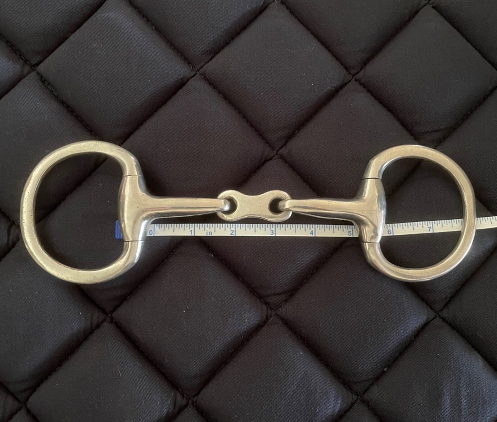 French Link O Ring Snaffle Horse Bit 5”