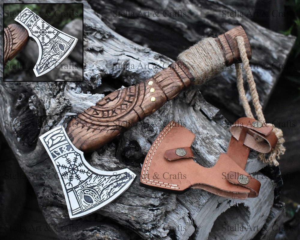 Viking Axe, Forged Tomahawk Axe, Throwing/ranger Axe