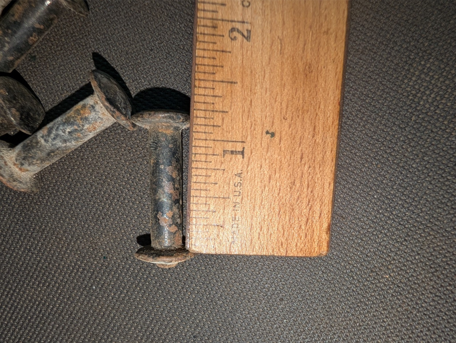 Lot Of 6 Original U.S. Army,Cavalry Black Japanned Iron Horse Halter Bolts