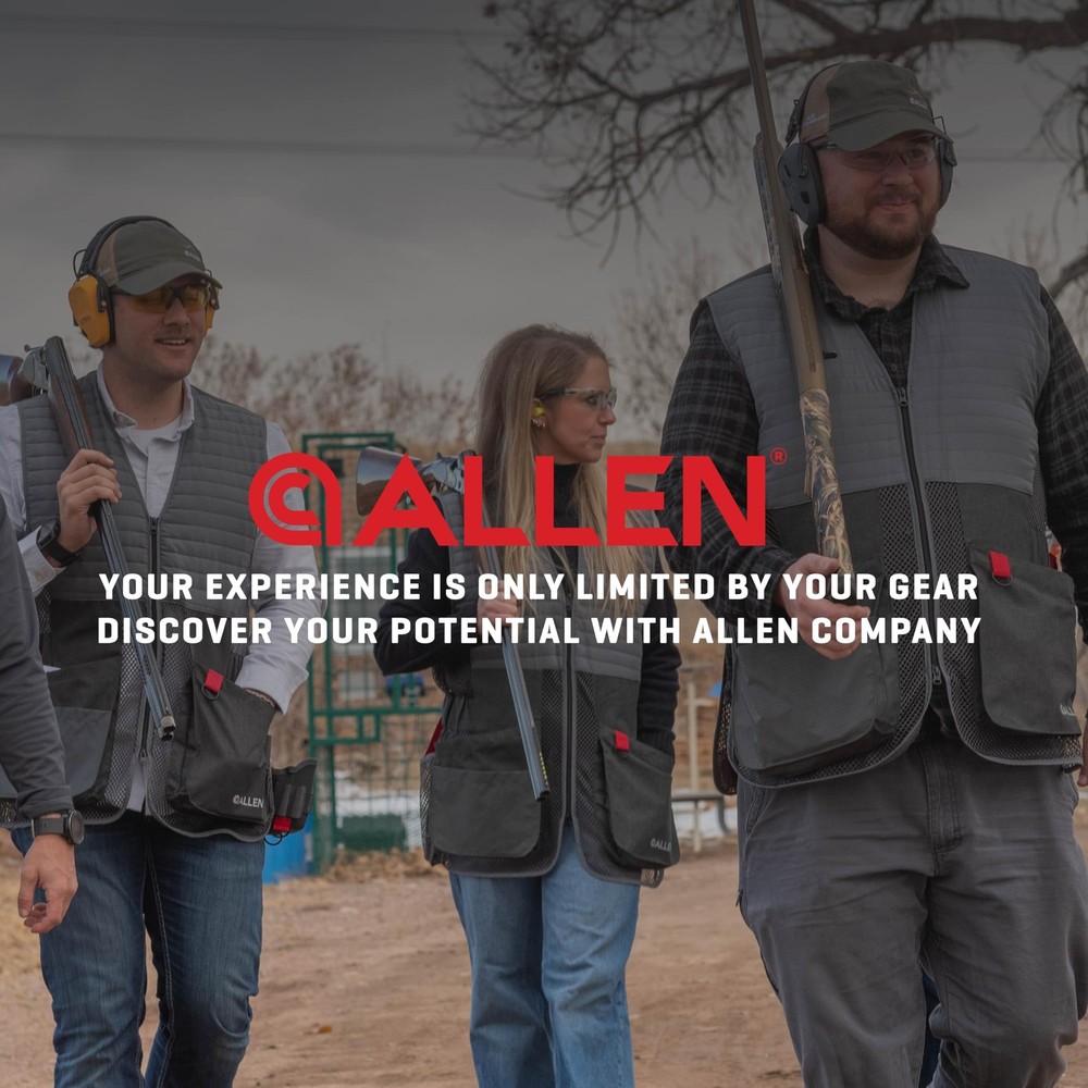 Allen Eliminator Basic Double Compartment Shooting Bag - Coffee Black