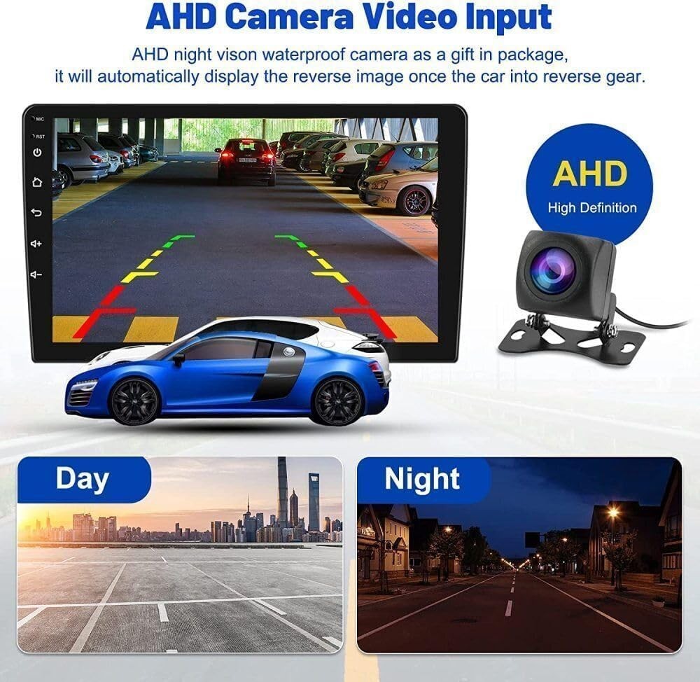 Double Din Car Stereo 2G+64G 10" Touchscreen Transit Custom Carplay Android Auto