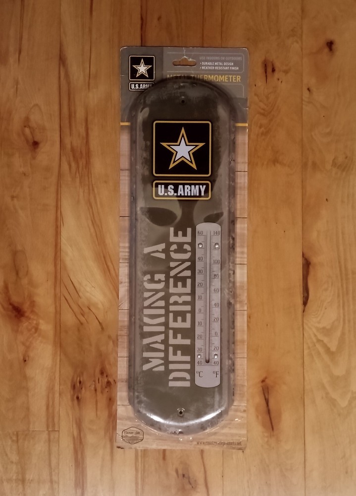 U.S. ARMY Outdoor Large Thermometer Making A Difference