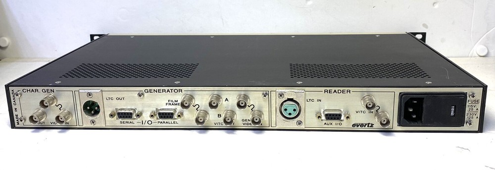 EVERTZ MODEL 4015 NK-RDR FILM FOOTAGE ENCODER