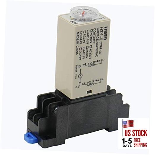 AC 110V H3Y-2 Time Delay Relay Timer 10Min DPDT with Socket