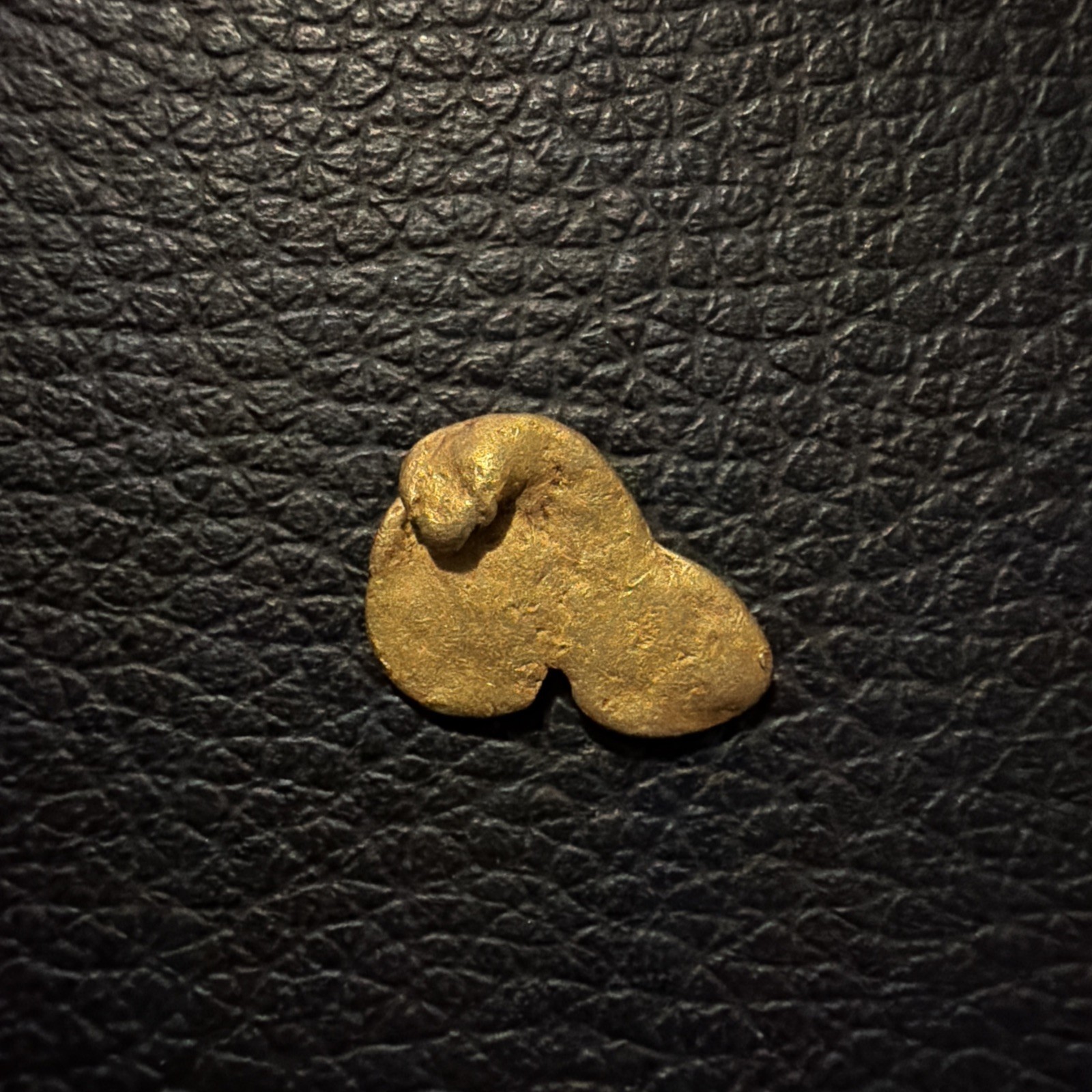 2.09 Gram Caborca Mexico Gold Nugget- AU - XRF TESTED 23k+- “BUTT CHEEKS/ Moon”