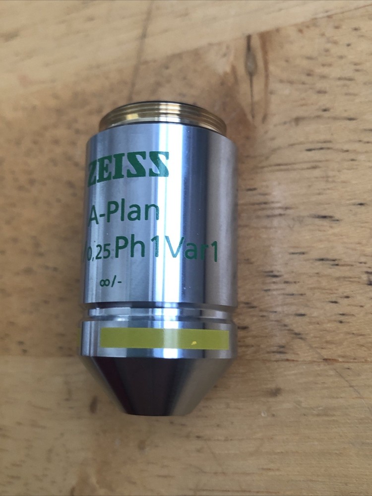 Zeiss A-Plan 10x Microscope Objective Ph1 Var1 Varel Infinity Nice