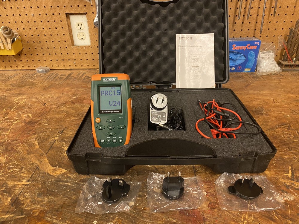 Extech PRC15 Current / Voltage Loop Calibrator Meter NIST Calibration Hand-held